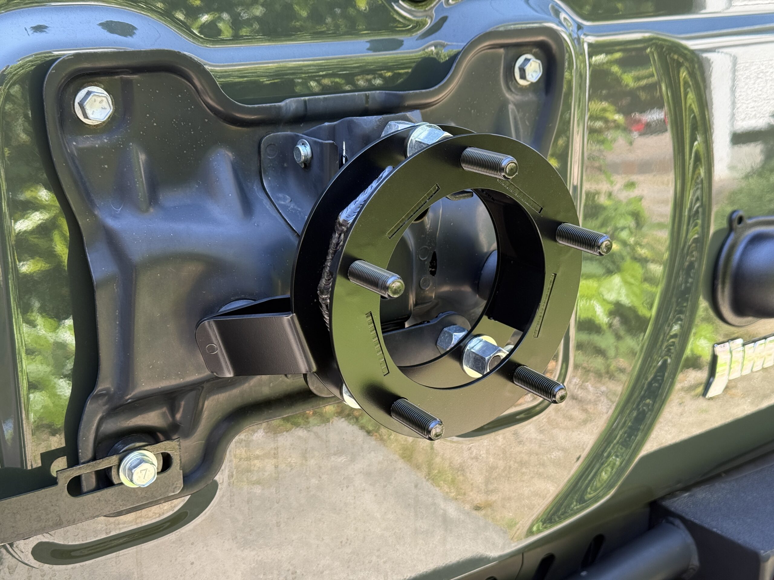 JB64の車体についたフェイスアップキット