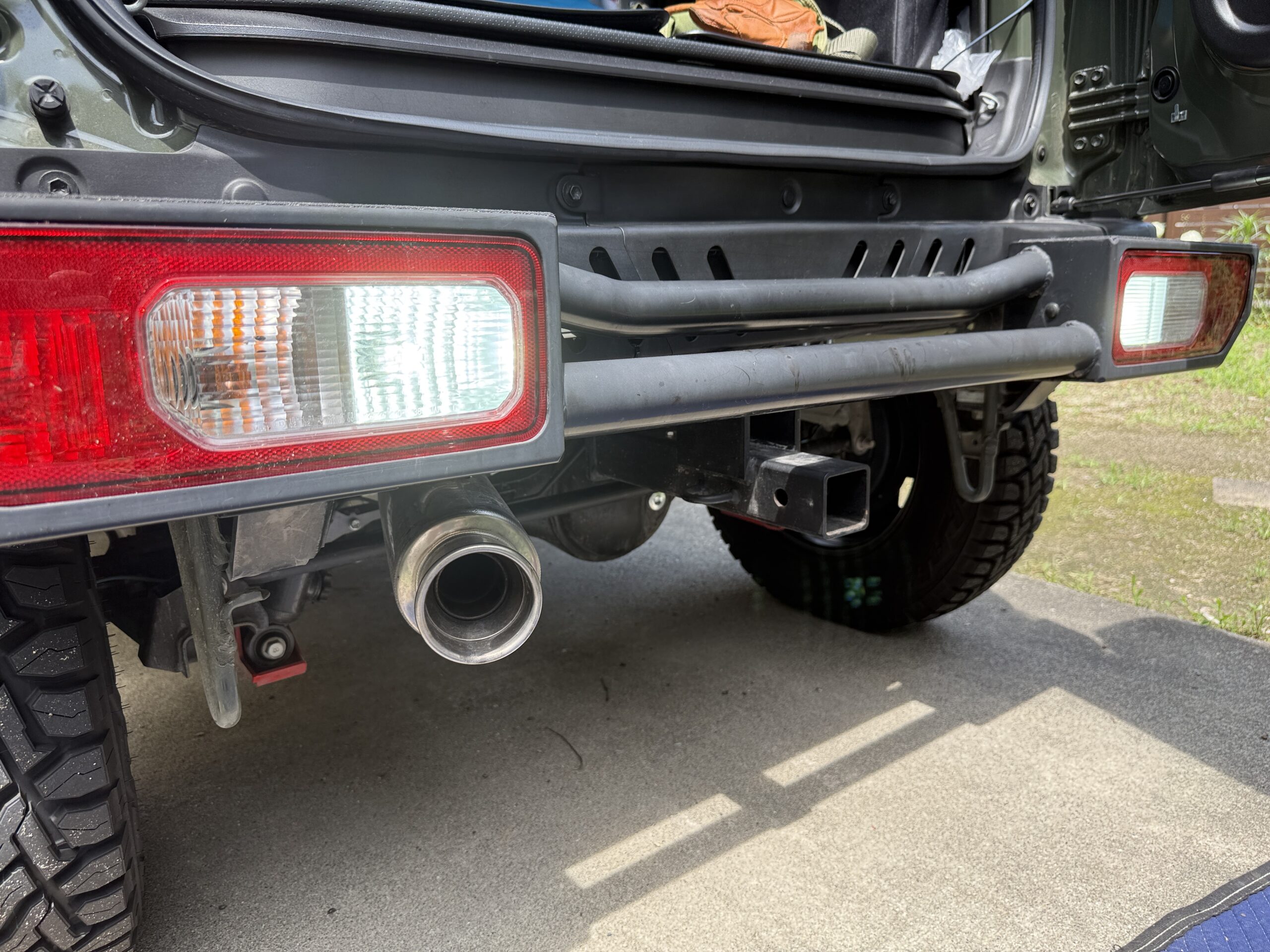 HID屋のLEDのバックランプをつけた状態
