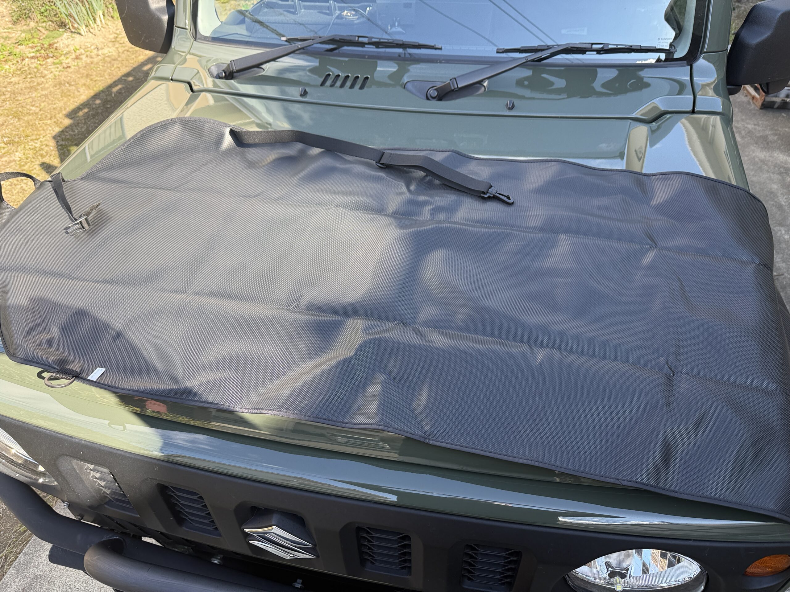 シートカバーを広げた状態