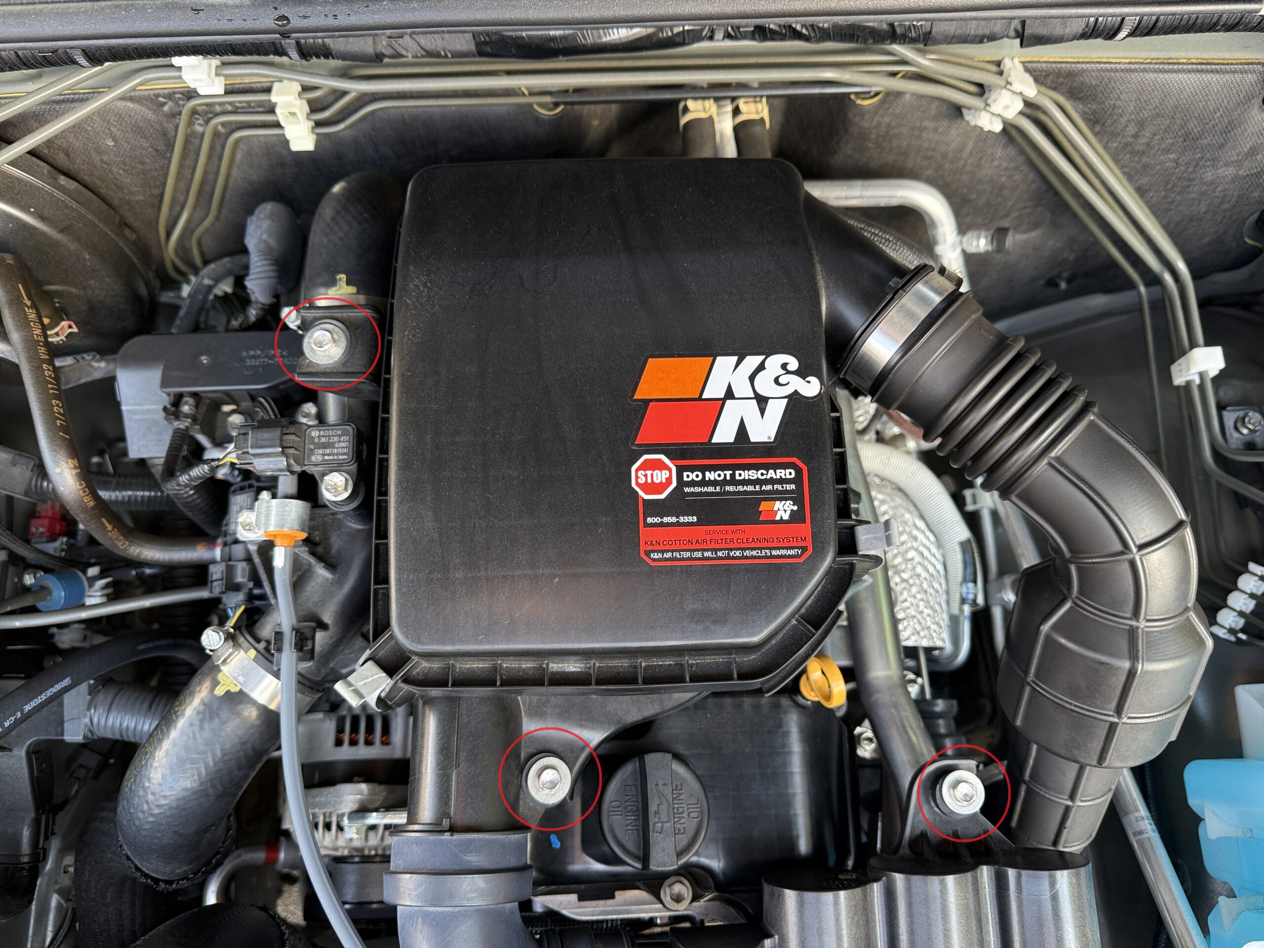 ジムニーのエアクリーナーボックス