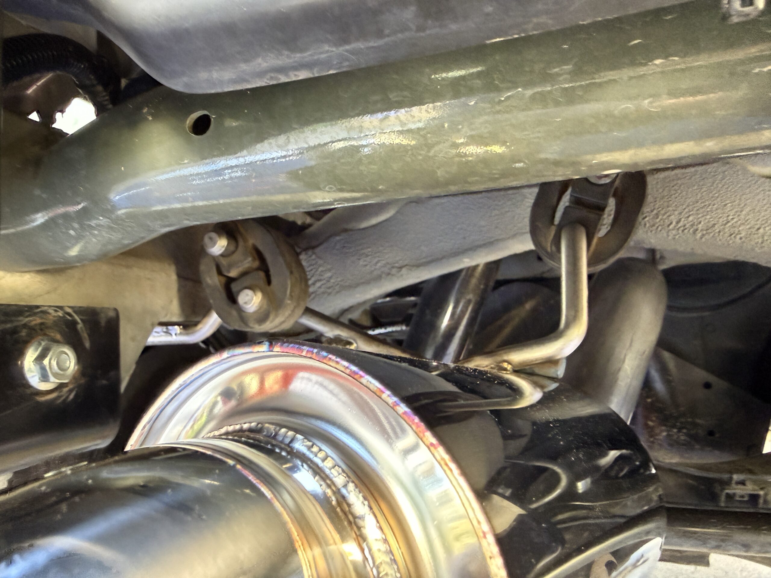 リンクスマフラーを付けた状態