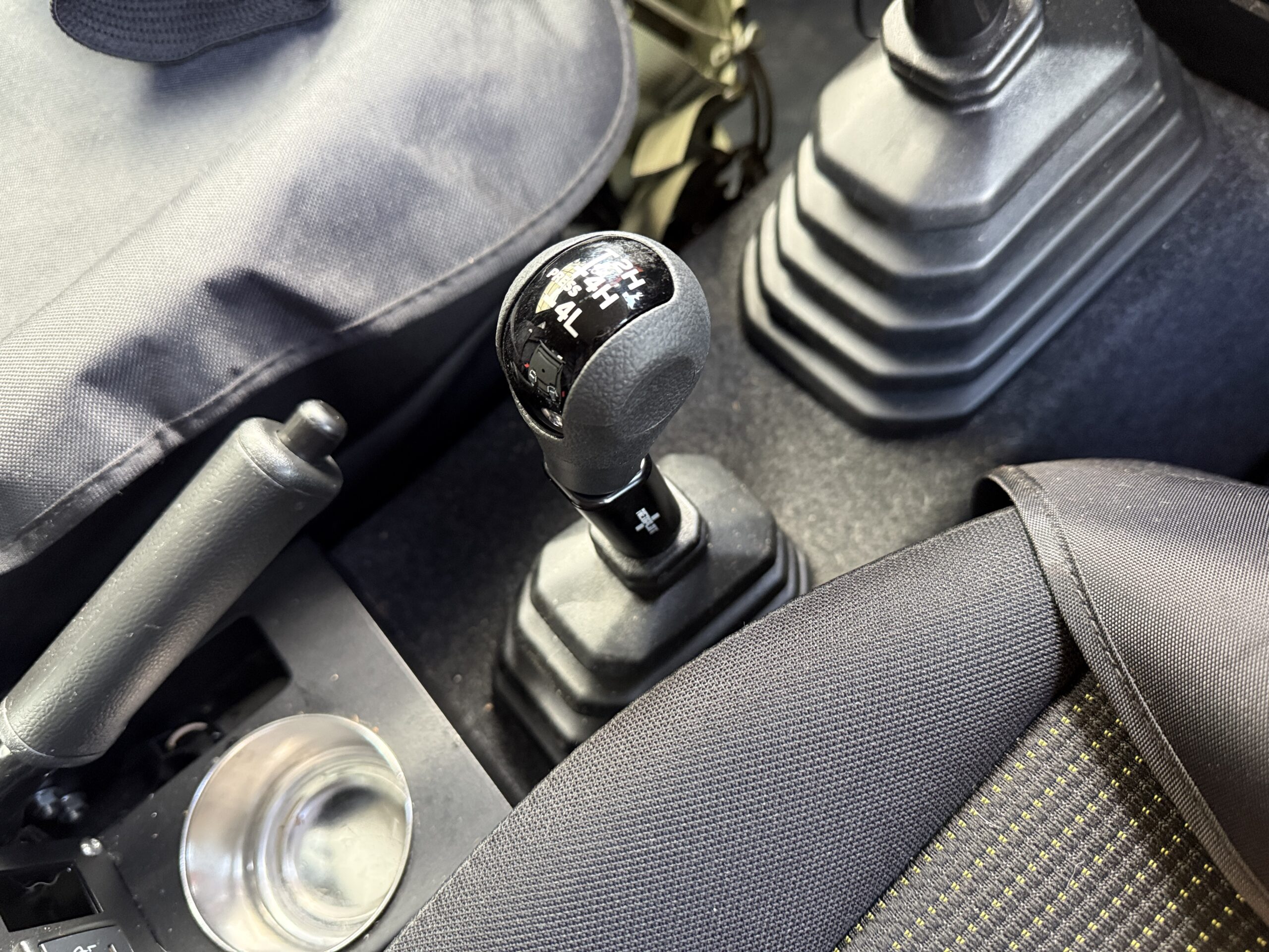 トランスファーノブエクステンションを取り付けた状態