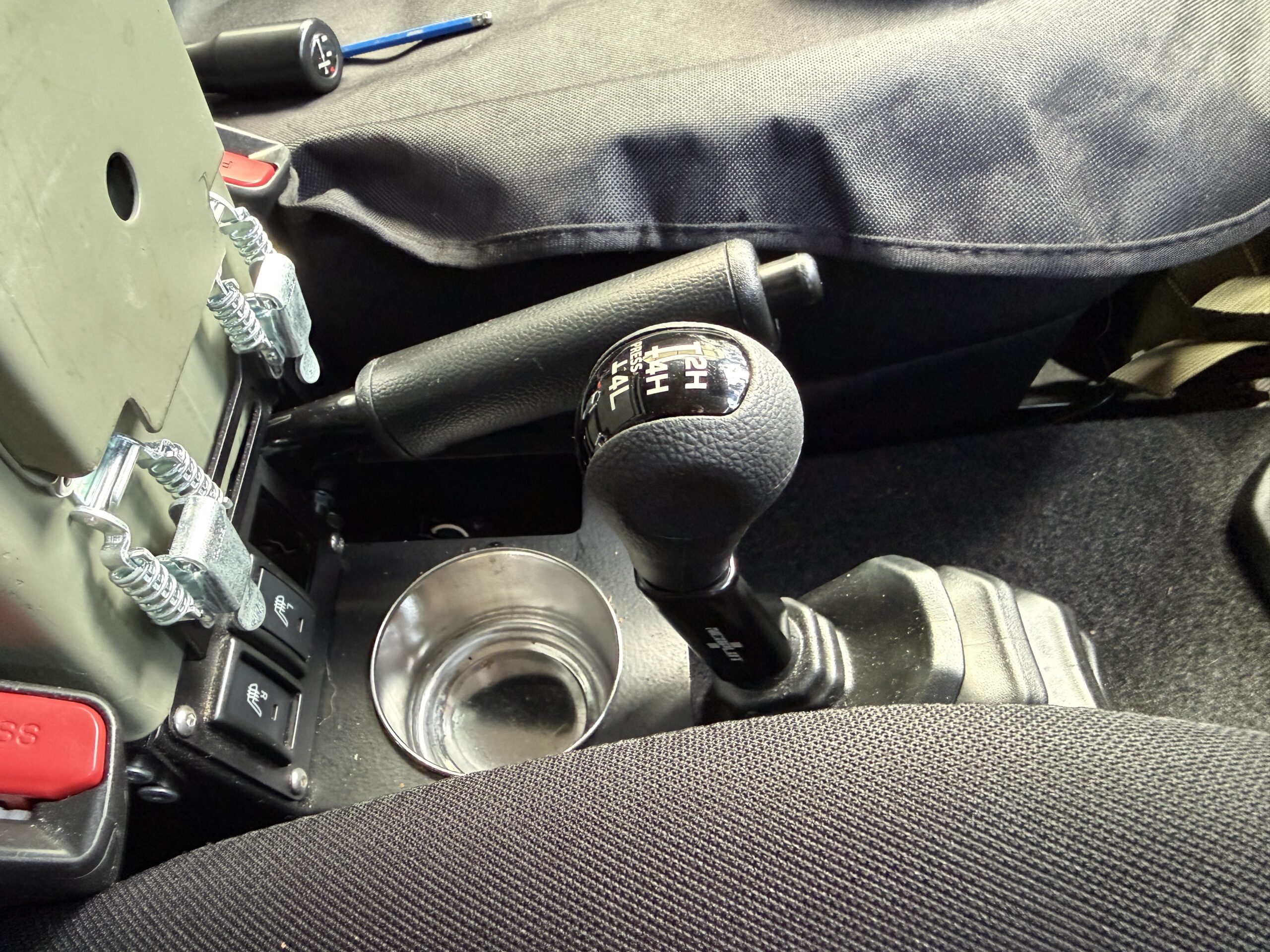 トランスファーノブエクステンションを付けて4Lの状態