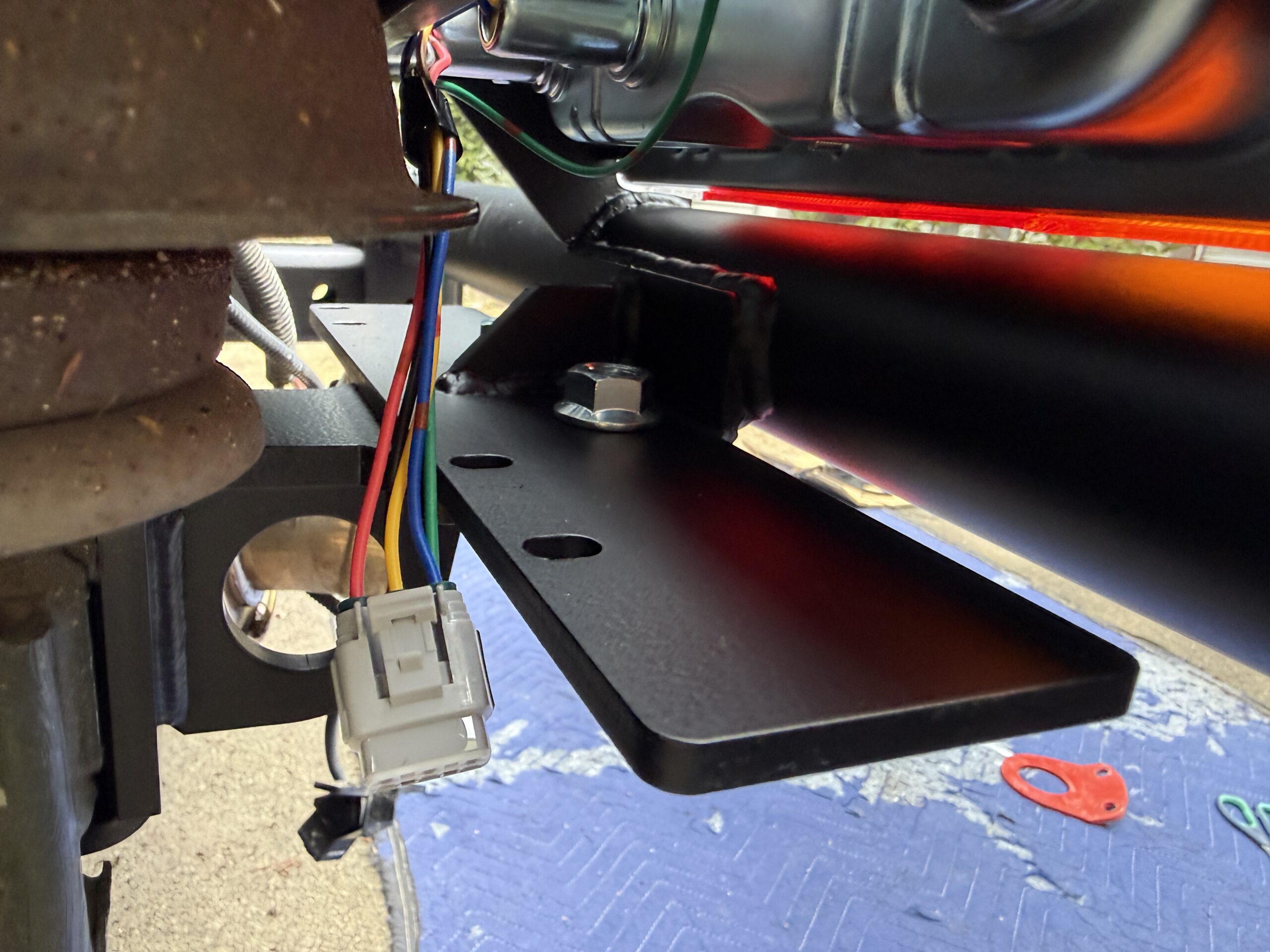 ジムニーのブレーキの配線とカプラー