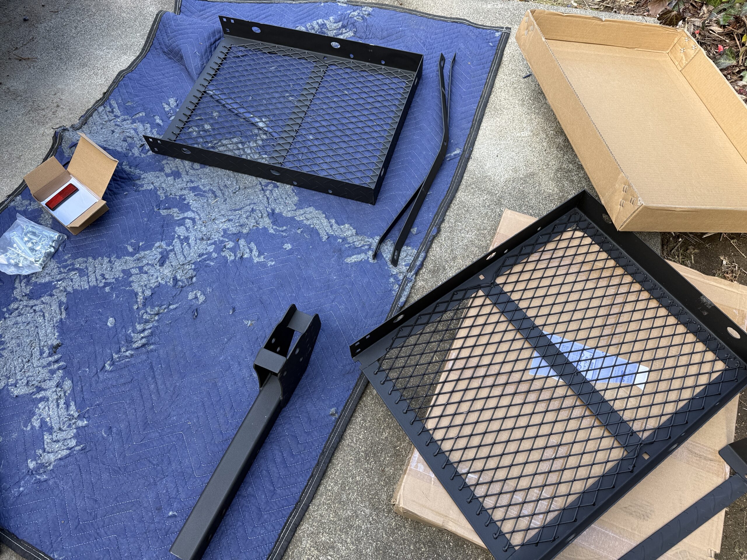 開封したヒッチキャリア