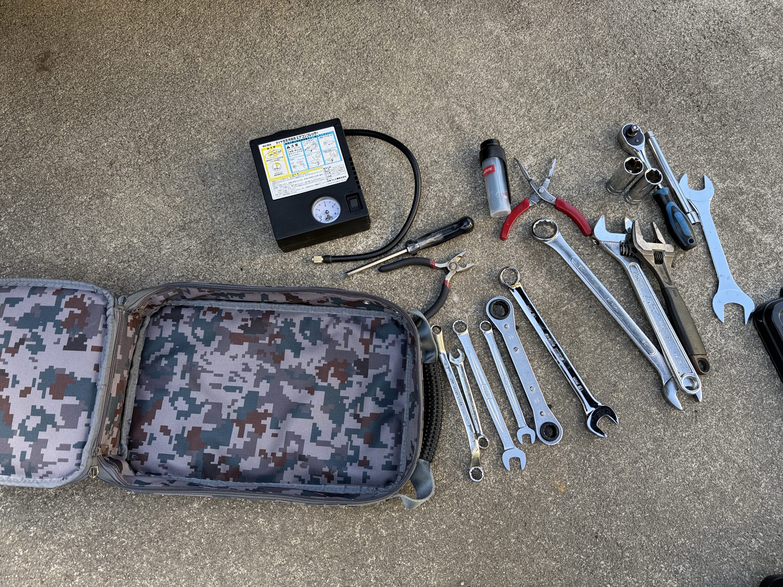 バッグと工具