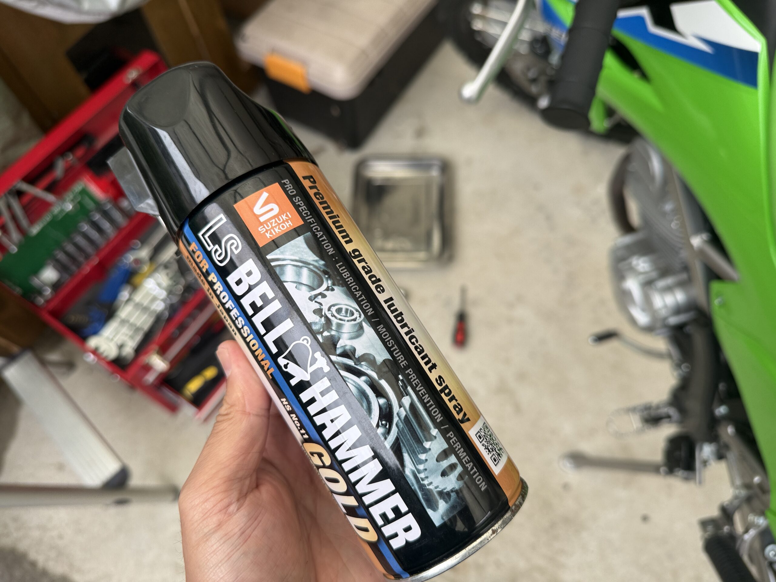 ベルハンマーゴールドと左手